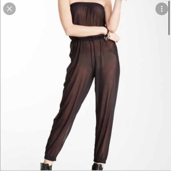 American Apparel sheer jump suit size small - Picture 4 of 4
